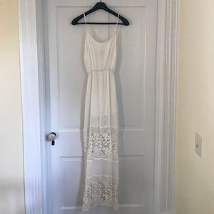White Summer Maxi Dress from Francesca's