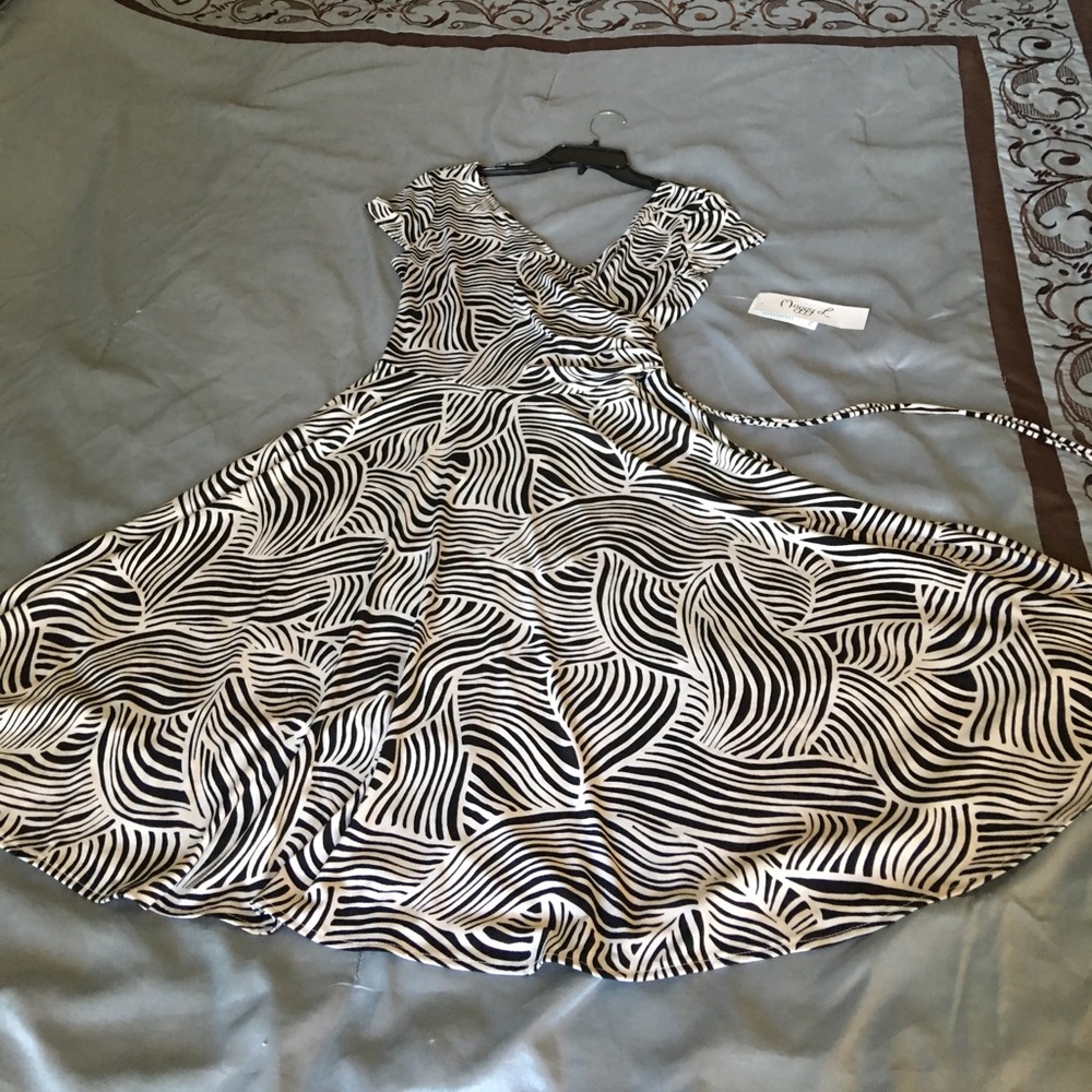 New, never worn, soft flowing dress