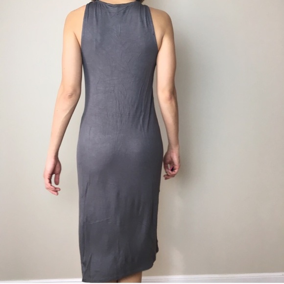 Sabina twisted drape midi dress.FREE SHIPPING - Picture 4 of 4