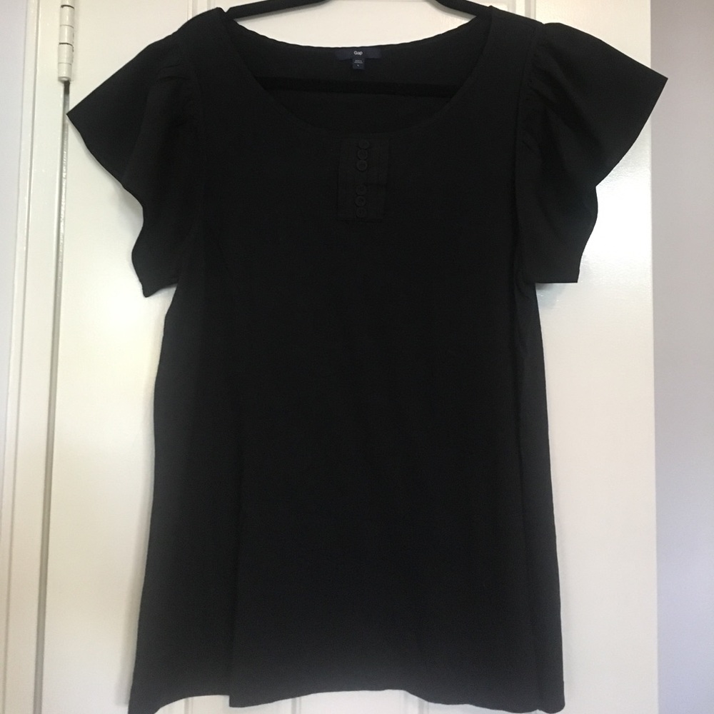 Gap ruffled sleeve tee