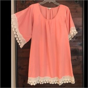 Umgee Boho Flowy Lace Dress