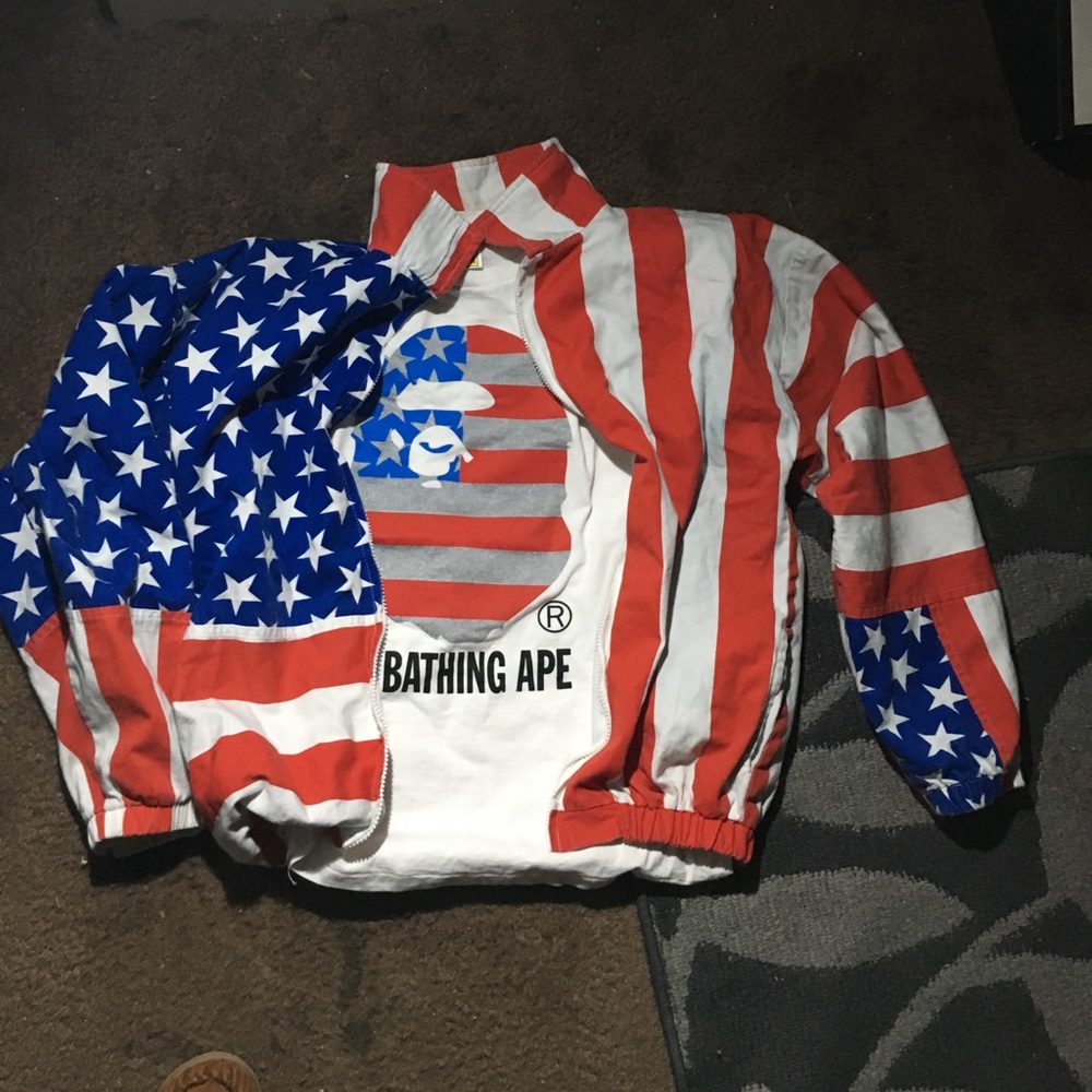 Authentic Bathing ape 🙊 / vintage USA 🇺🇸 jacket