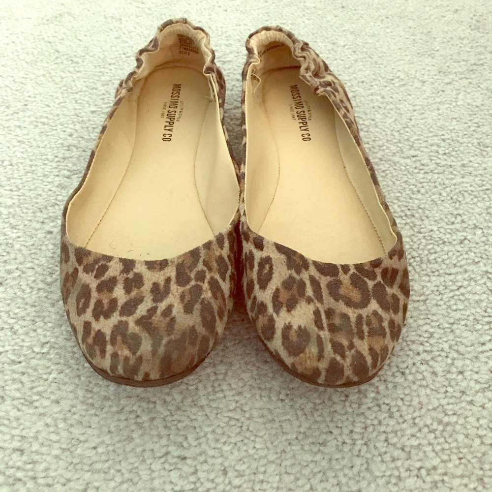Cheetah print flats