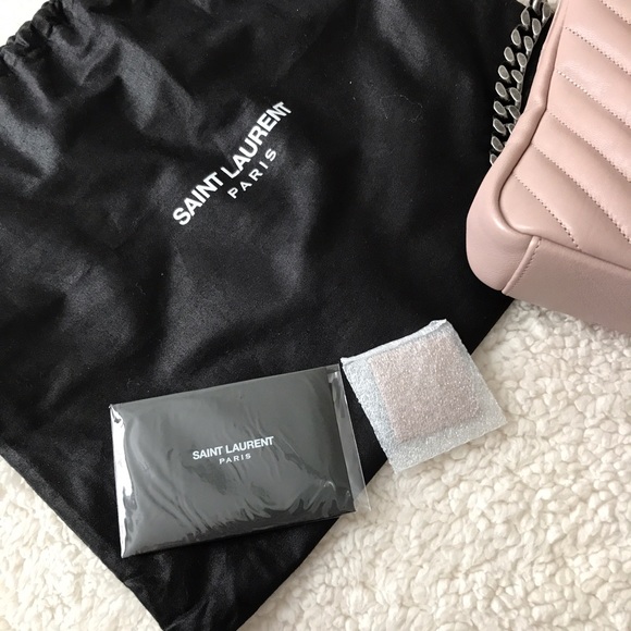 Sold****Saint laurent medium college bag in blush. - Picture 4 of 8