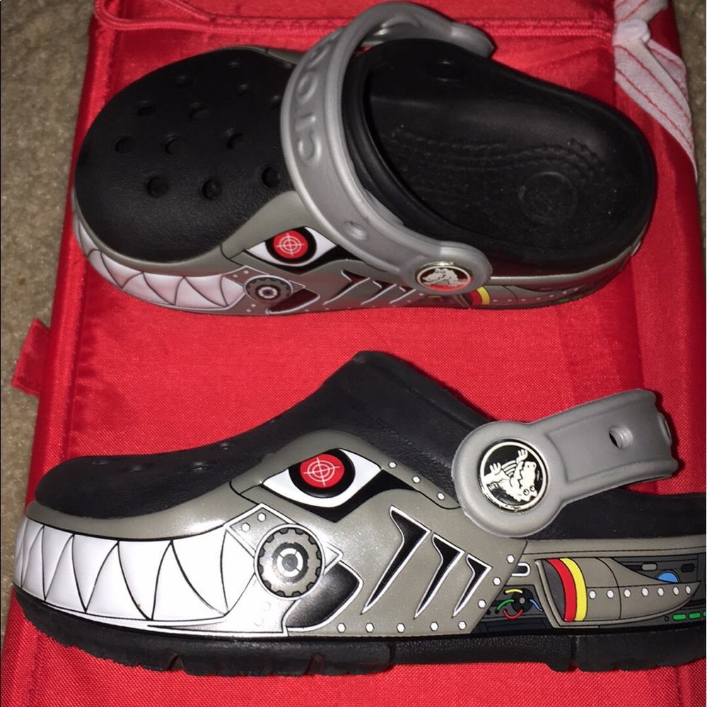 Robo Shark Crocs