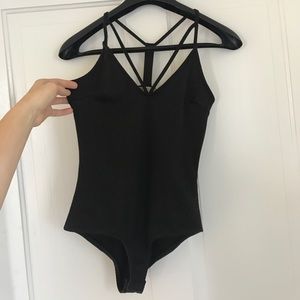 Black Charlotte Russe bodysuit