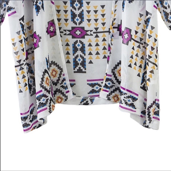 Aztec Print Kimono - Picture 6 of 7