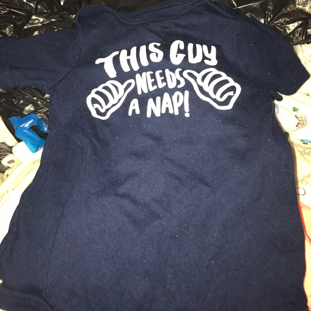 Blue cute boy onesie