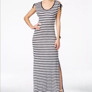 Black & White MK Maxi Dress
