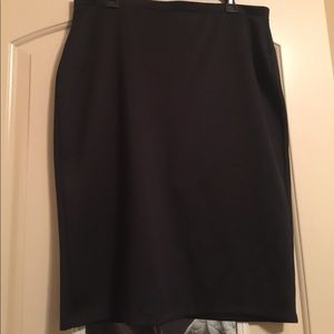 Black high waisted skirt