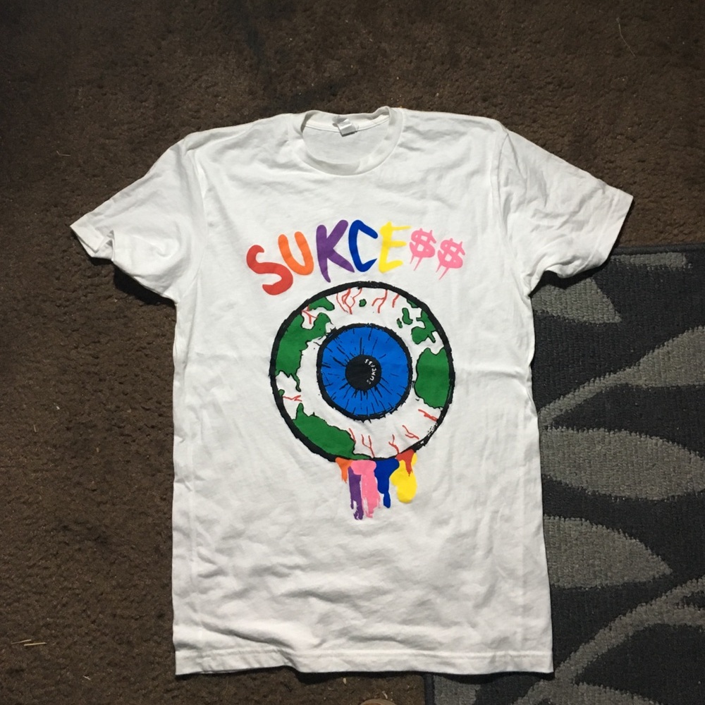 High end street fashion Sukc3$$ logo brand shirt🌈