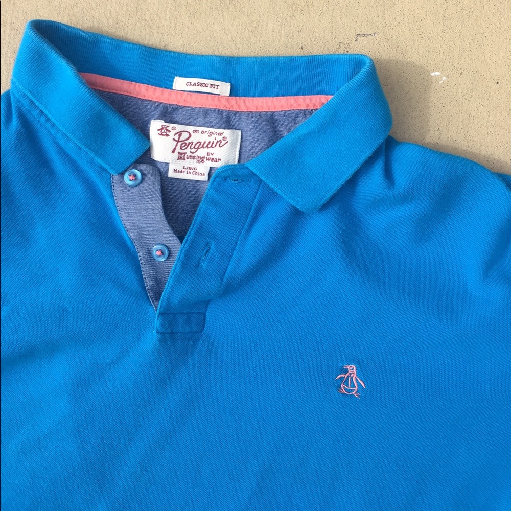 Original Penguin 🐧 Light blue Polo