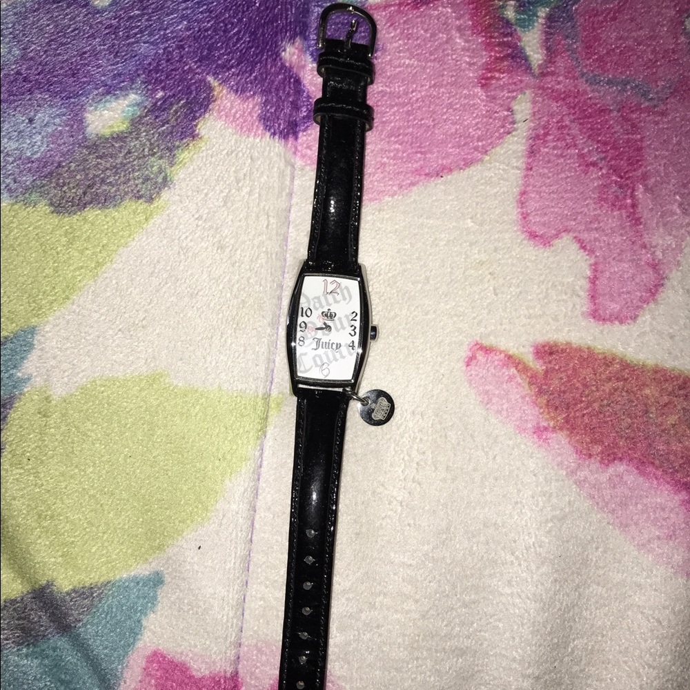 Juicy Couture black skinny watch