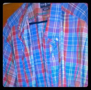 Ralph Lauren big and tall short sleeve button up