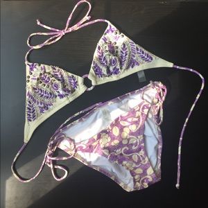 Victoria Secret Beaded Bikini Sz Small