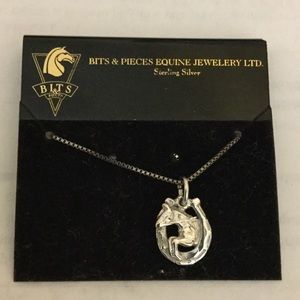Bits & Pieces Sterling Silver Equestrian Necklace