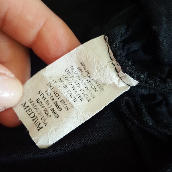 Boho burnout gold black heart racer back tank top - Picture 5 of 5