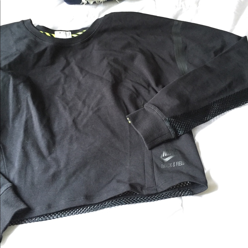 Nike track and field crop