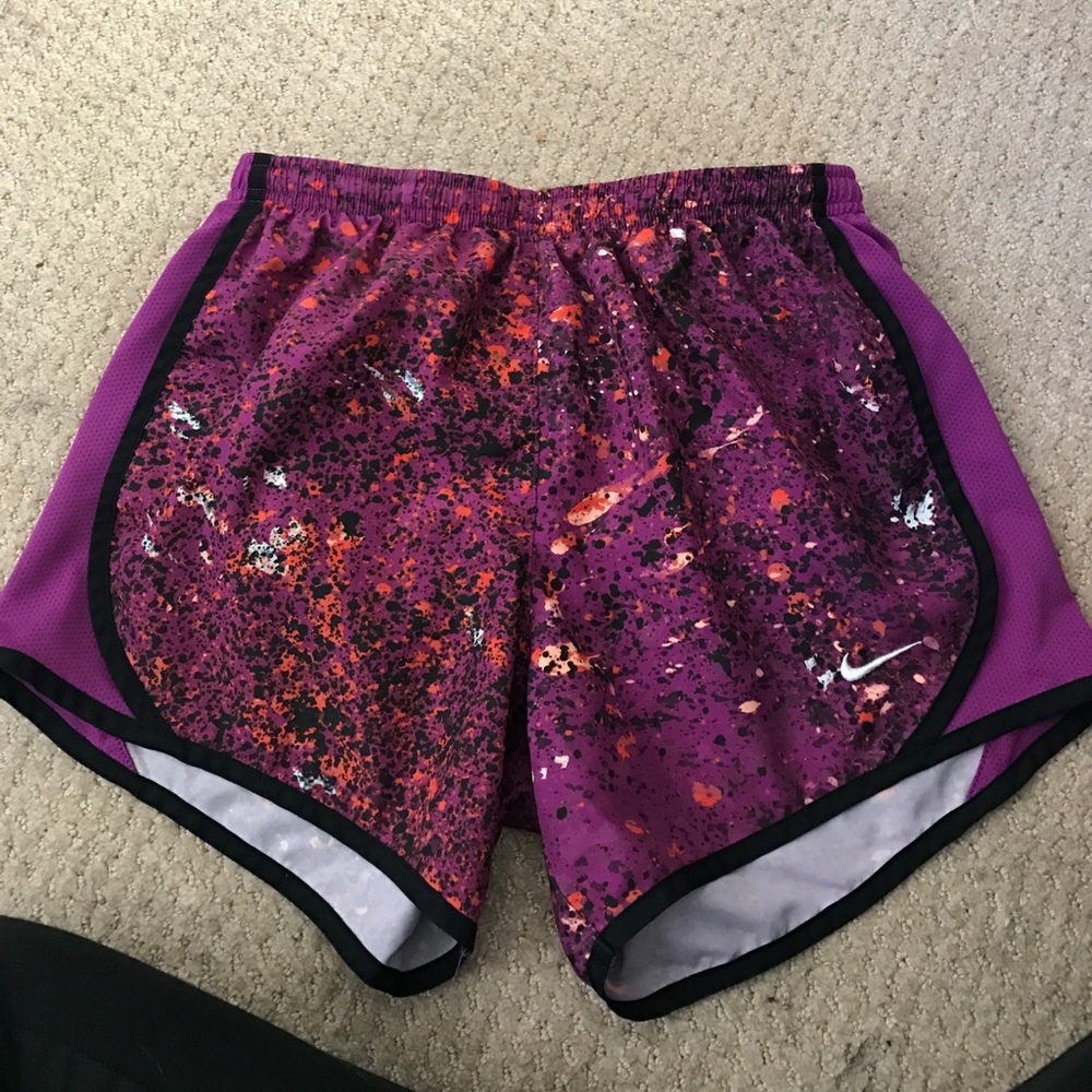 Nike splatter print shorts