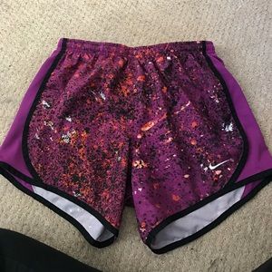 Nike splatter print shorts