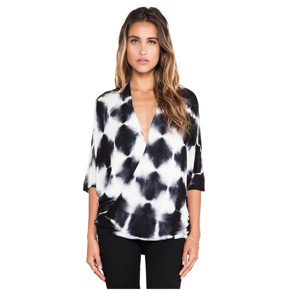 Young, Fabulous, & Broke Crosshatch top