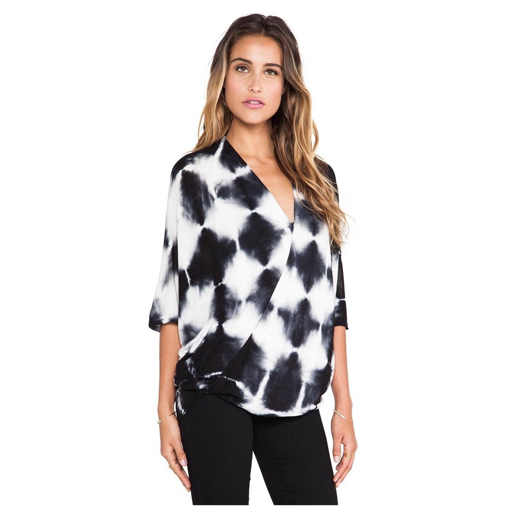Young, Fabulous, & Broke Crosshatch top - Picture 2 of 5