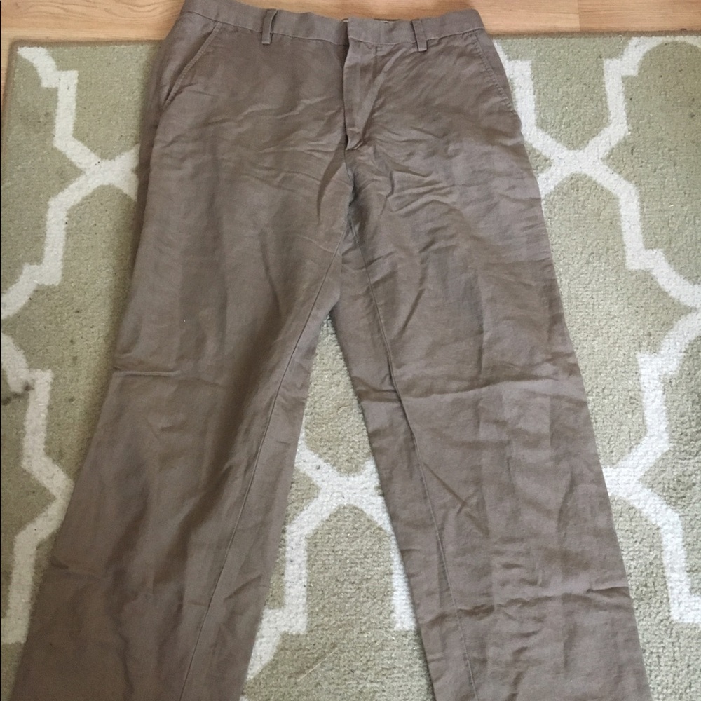 Perfect linen and cotton blend pants