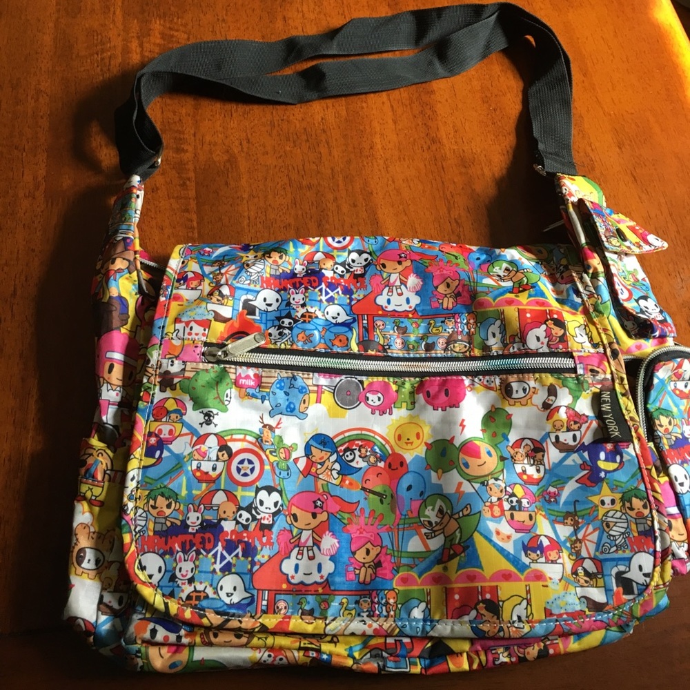 EUC beautiful shoulder/cross-body bag/diaper bag