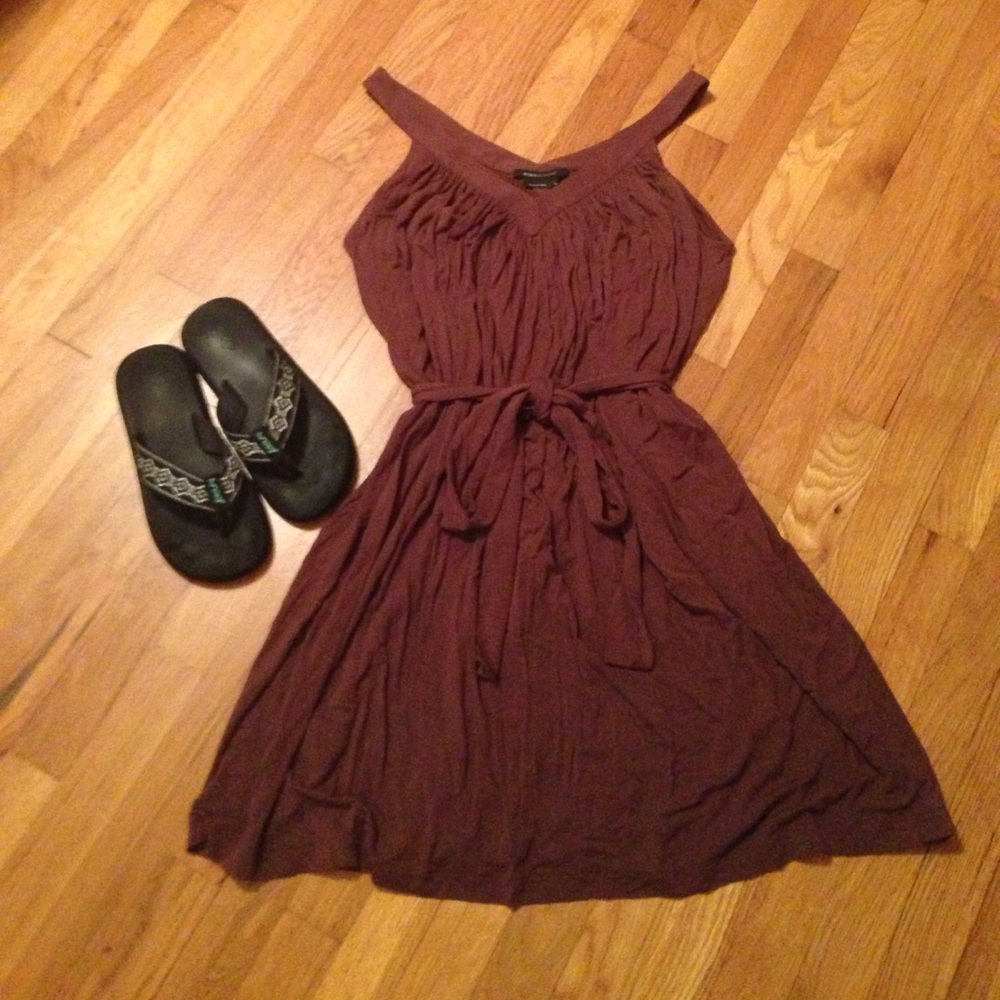 Brown BCBGMaxAzria Beach Dress