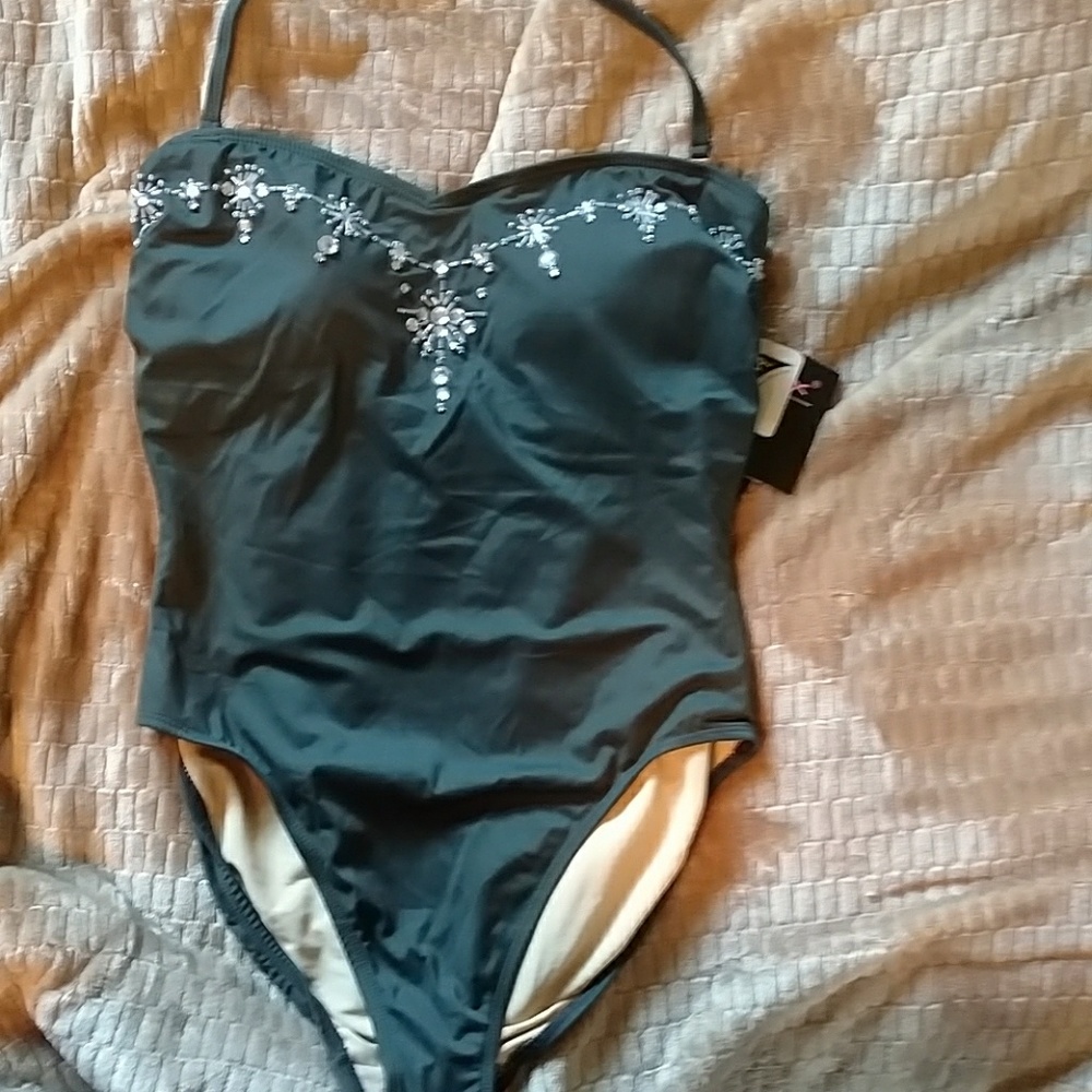 Gray Onepiece swim suit