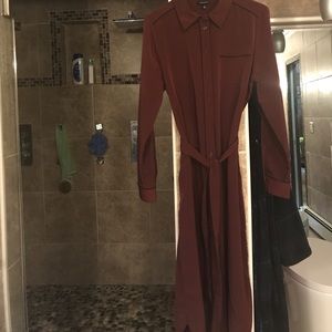 Brand new Wine button down dress - size large