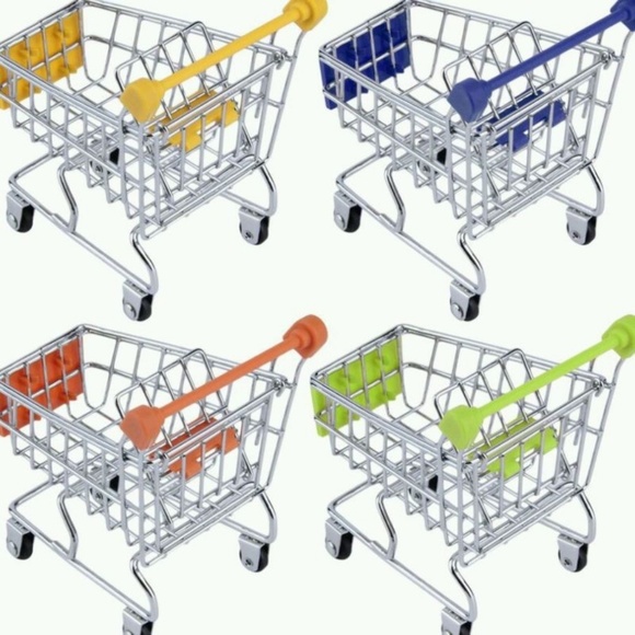 BARBIE DOLL SHOPPING CART METAL MIXED COLORS - Picture 2 of 4