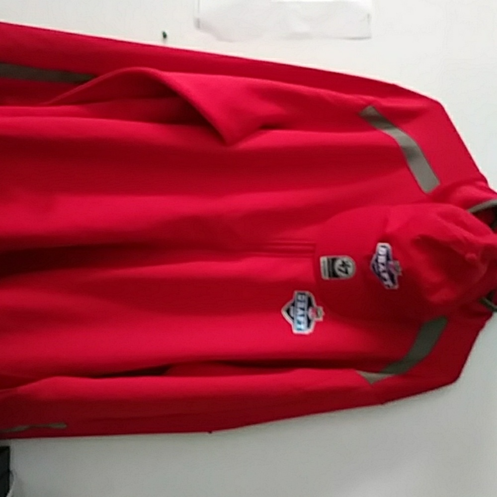 Antigua XXL 2017 NFL DRAFT JACKET w 47fit adj cap