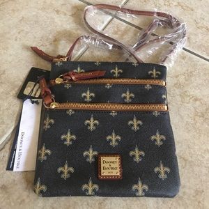 Dooney and Bourke N.O. Saints crossbody - NWT!