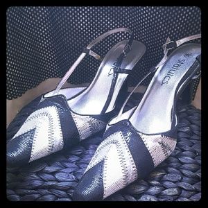Black Multi Dazzled Slingback