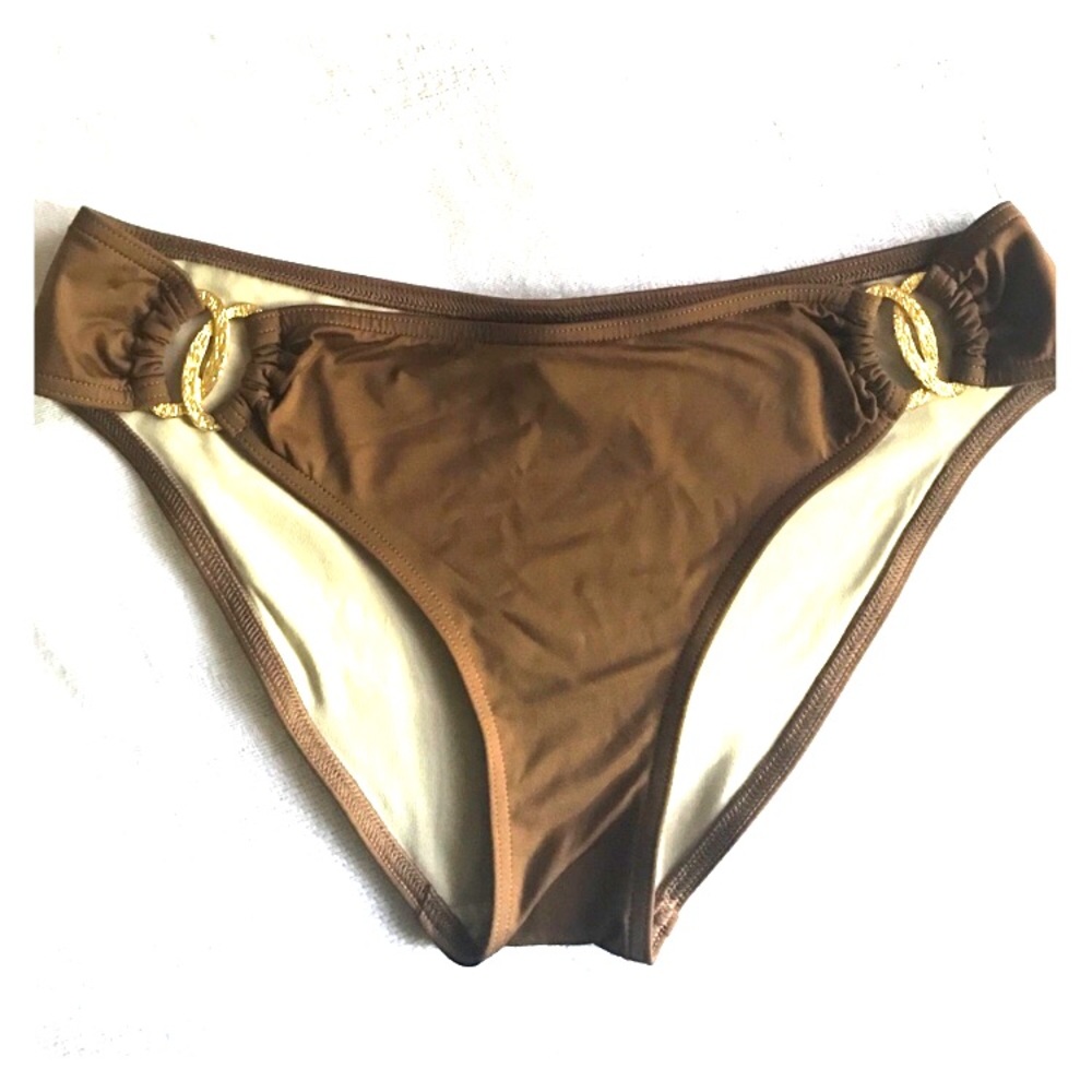 Brown and Gold Victoria Secret Bikini Bottoms