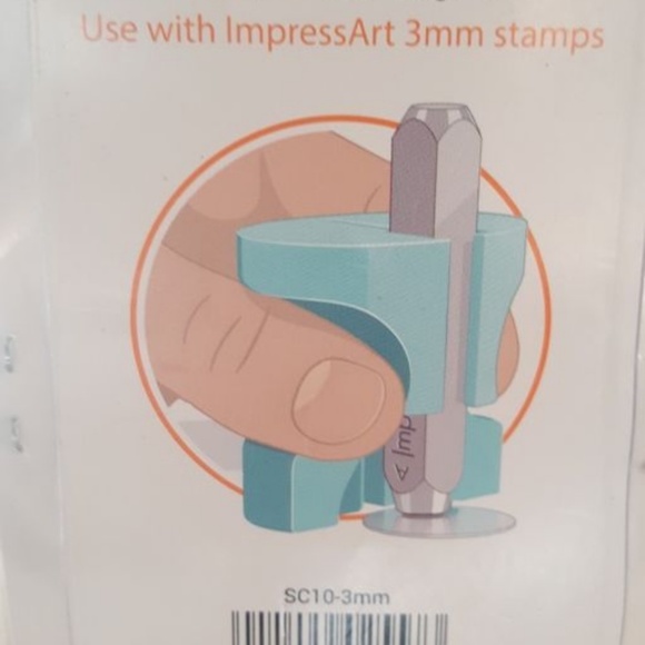 IMPRESSART SIMPLE STRIKE JIG 3MM HEART STAMP NEW - Picture 2 of 3