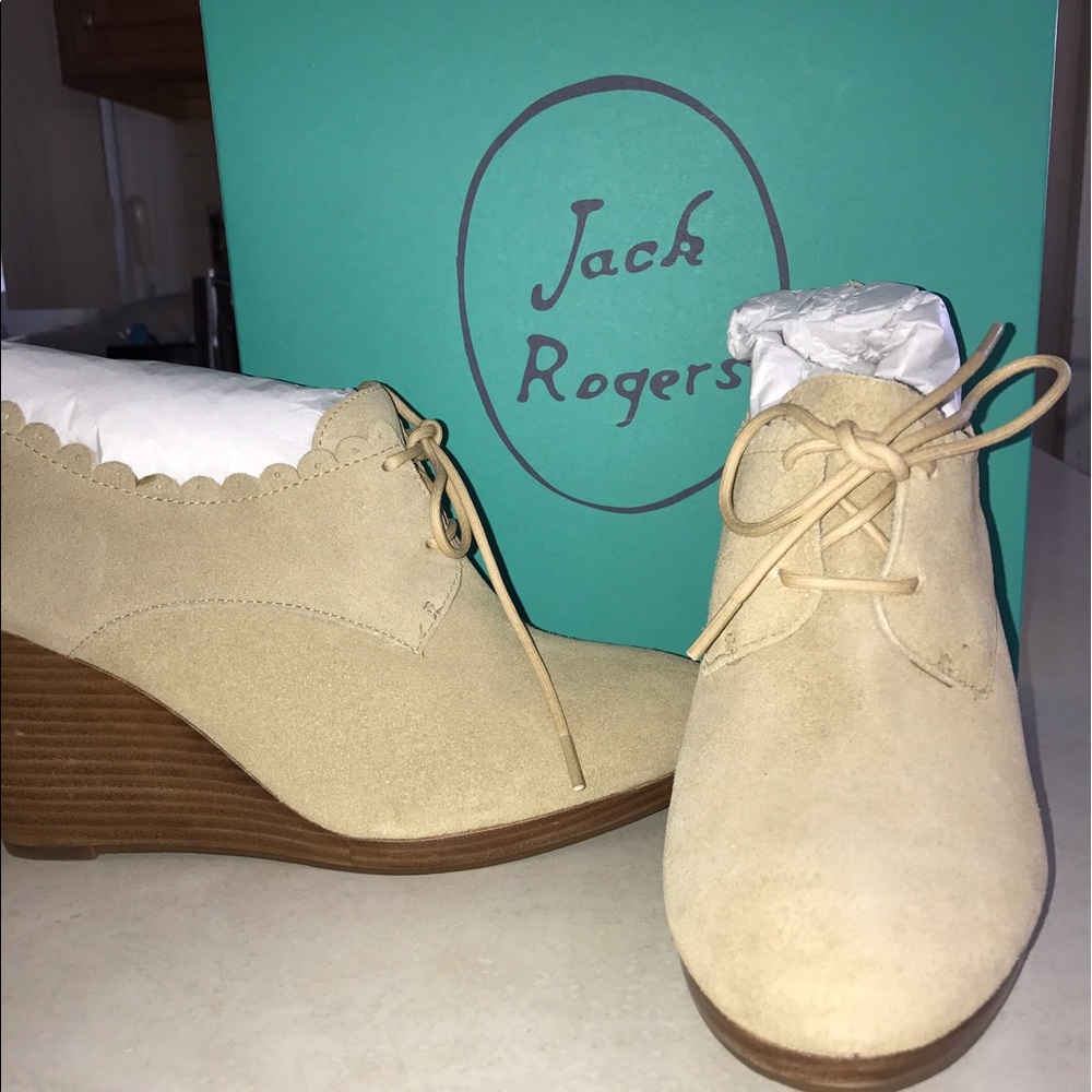 Jack Rogers Olivia suede booties
