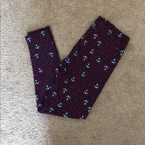 Lularoe Anchor TC leggings
