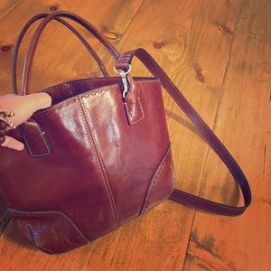 Fossil leather purse