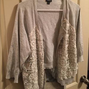 🚛 5/$25 moving sale! Lacy 3/4 sleeve cardigan