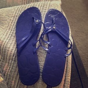 Coach flip flops