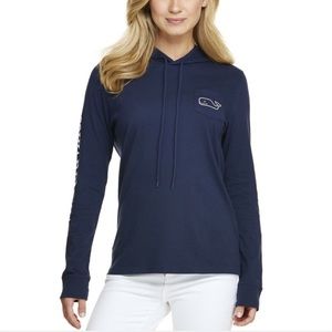 Vineyard Vines Long Sleep Whale Hoodie L