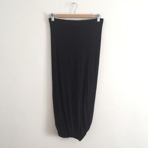 Vince Seamed Wrap Modal-Blend Skirt