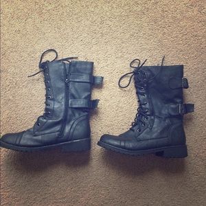 Black Combat Boots