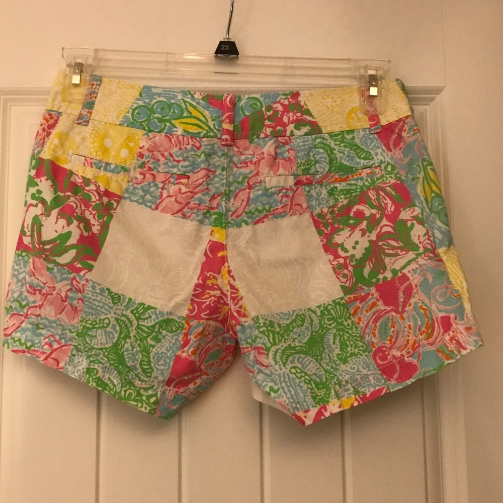 Lilly Pulitzer Multi State Patch Callahan Shorts 2 - image 2