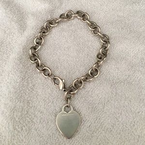 Authentic Tiffany heart bracelet.