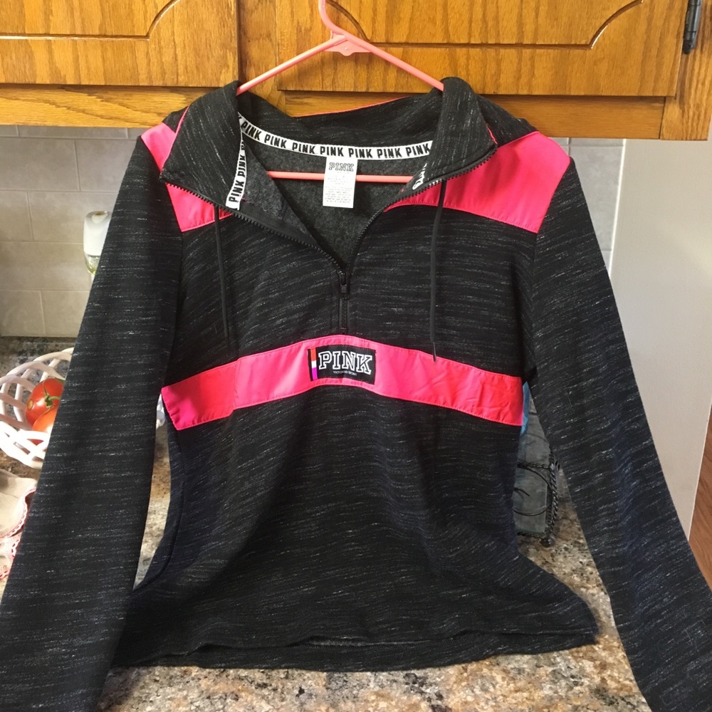 Victoria's Secret Pink brand hoodie.