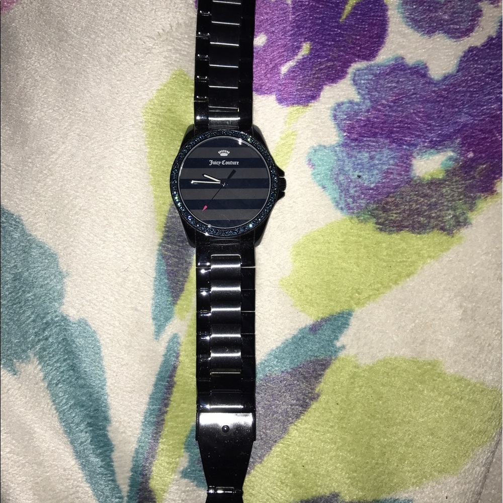 Navy blue juicy couture watch