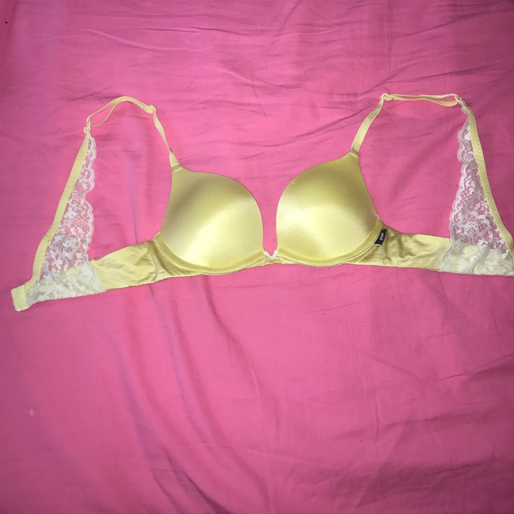 Lacey yellow Aerie bra 32a